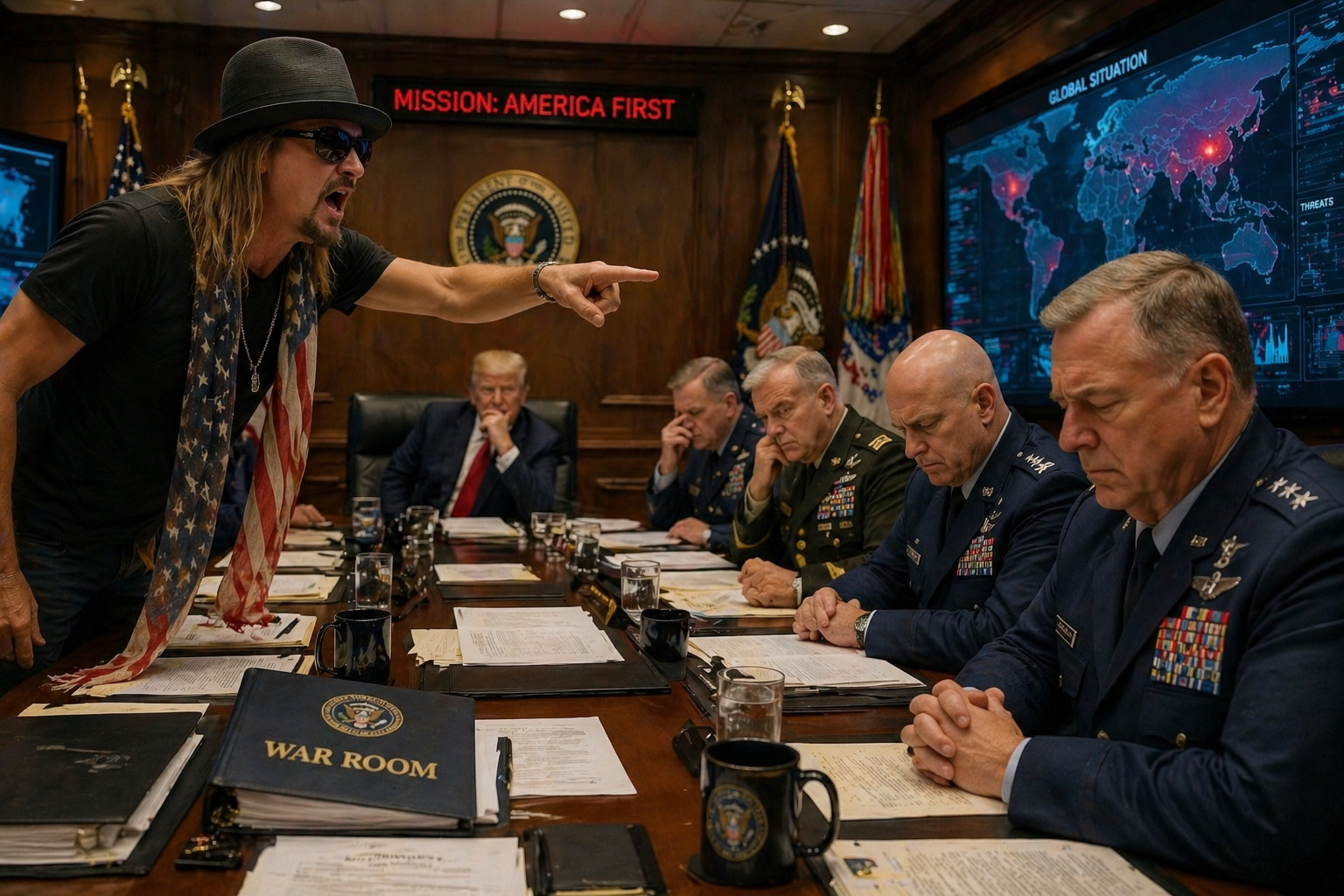 Kid Rock in the War Room