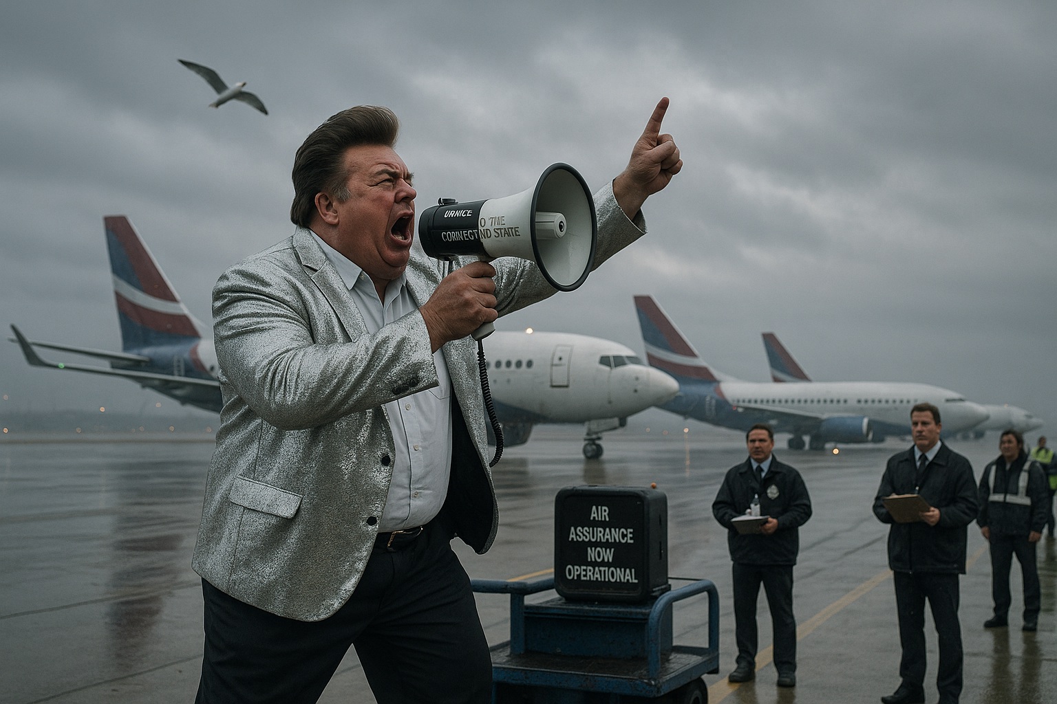 First Citizen Screams at Empty Planes